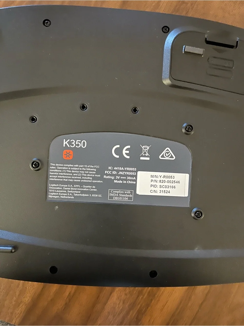 Logitech full size